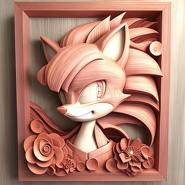 Characters st Amy Rose from Sonic the Hedgehog